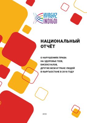 Национальный отчёт о нарушениях прав на здоровье геев, бисексуалов, других МСМ и транс людей в Кыргызстане в 2018 году
