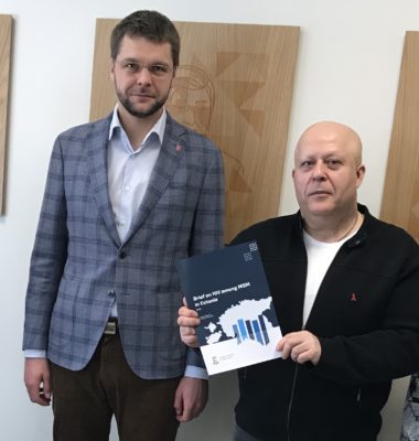 Вопросы профилактики ВИЧ в Эстонии обсудили на встрече с Министром здоровья и труда