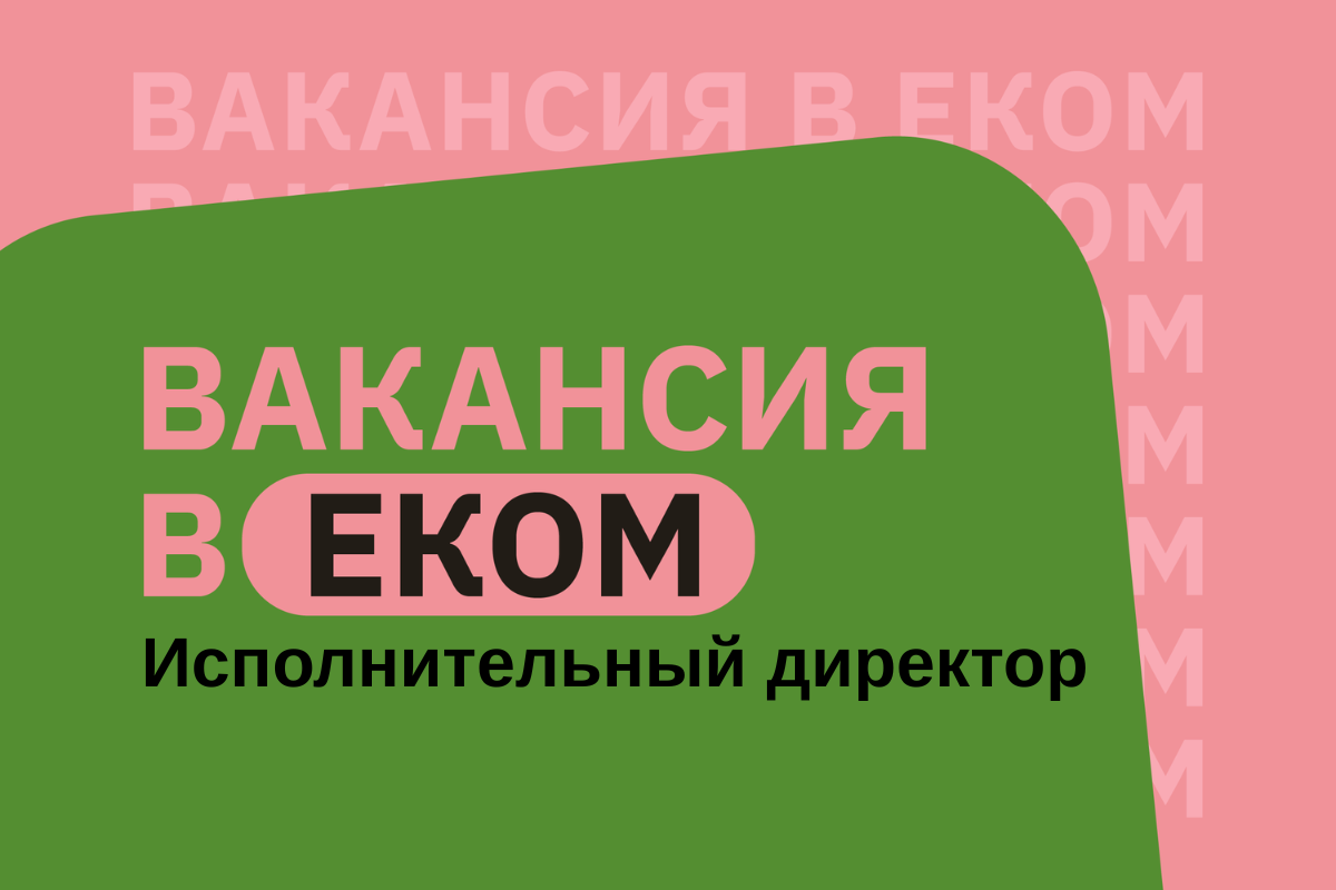 Вакансия. ЕКОМ ищет исполнительного директора